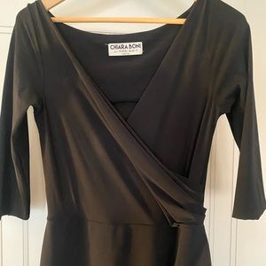 Chiara Boni Long Formal Dress with 3/4 sleeves